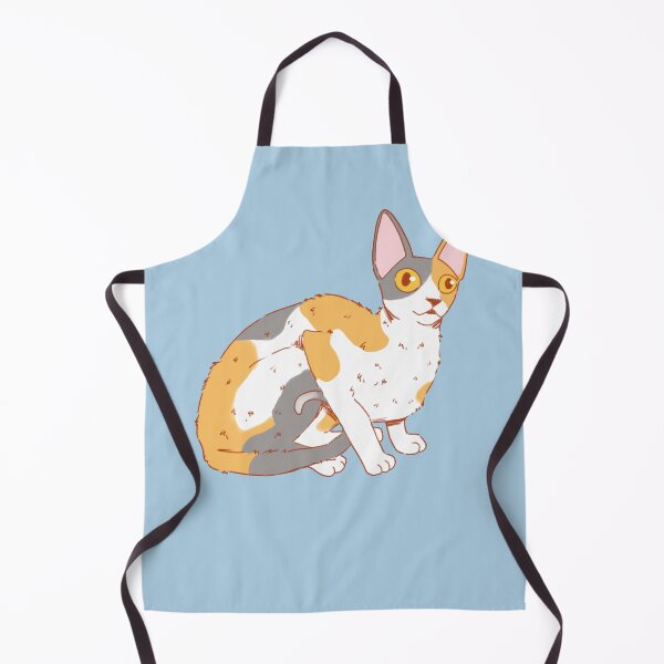 Item preview, Cornish Rex Cat Illustration designed and sold by Yaragold.