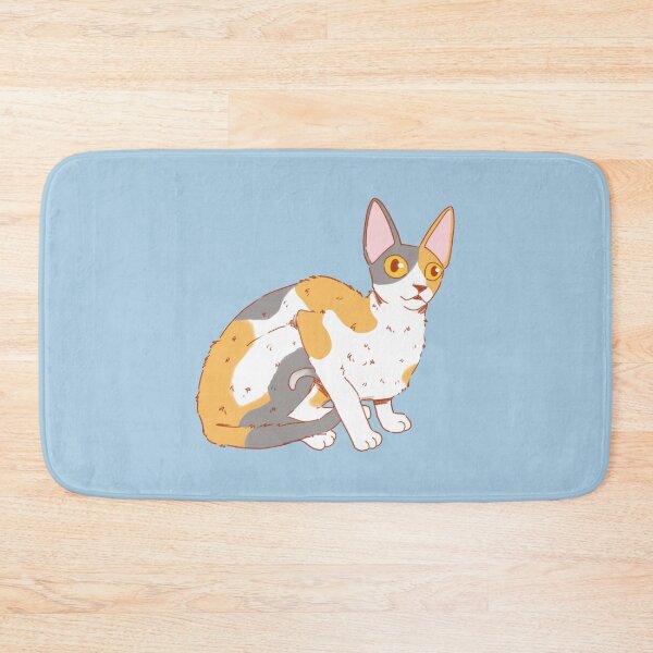 Item preview, Cornish Rex Cat Illustration designed and sold by Yaragold.