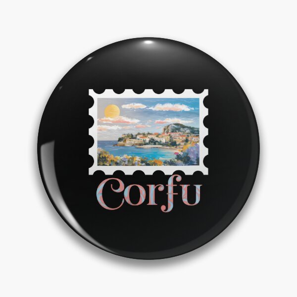 Item preview, Corfu Travel Greece - "Explore Corfu: Greek Island Travel Adventures" designed and sold by stickercuffs.