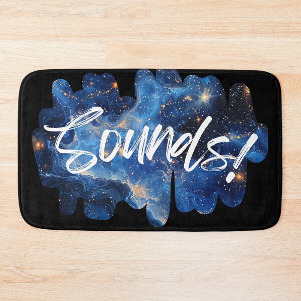 Item preview, Sounds stars abstract blue brush style designed and sold by Micapox.