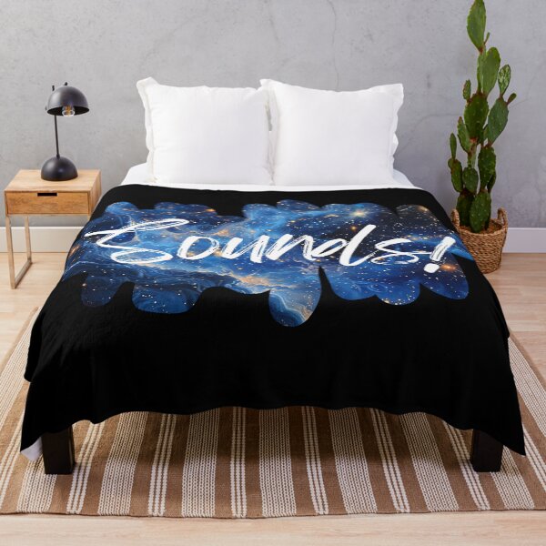 Item preview, Sounds stars abstract blue brush style designed and sold by Micapox.