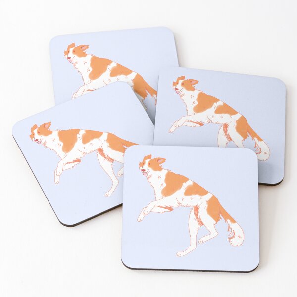 Item preview, Cute jumping Silken Windhound Dog Illustration designed and sold by Yaragold.