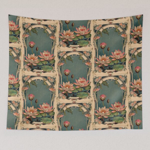 Item preview, ex libris waterlily lotus designed and sold by MendaciousMina.