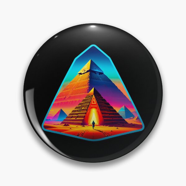Item preview, Mystical Pyramids in Sandy Deserts designed and sold by artwaves.
