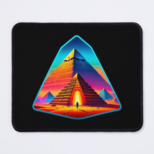 Item preview, Mystical Pyramids in Sandy Deserts designed and sold by artwaves.