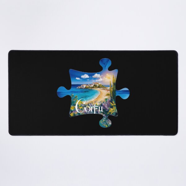 Item preview, Corfu Travel Greece -"Vintage Corfu: Greek Island Holiday Bliss" designed and sold by stickercuffs.
