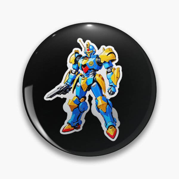 Item preview, Colorful Mecha Knight with a Gun designed and sold by artwaves.