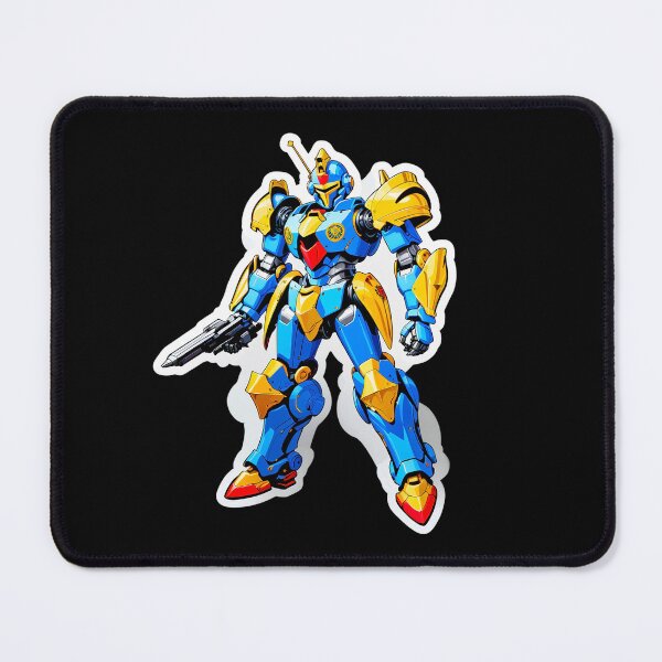 Item preview, Colorful Mecha Knight with a Gun designed and sold by artwaves.