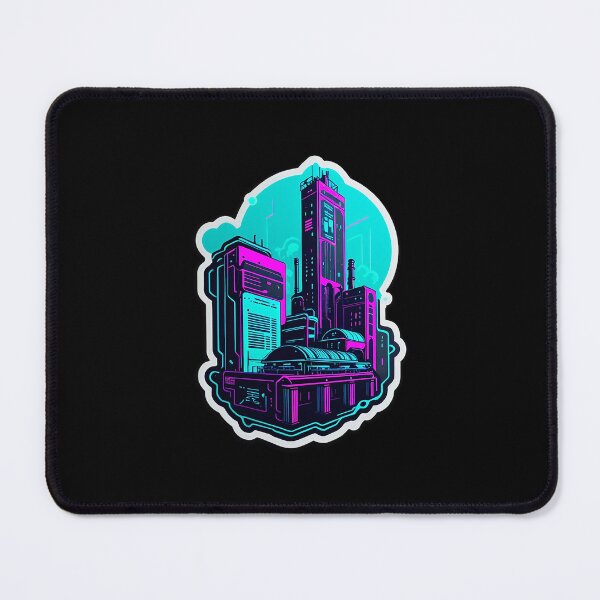 Item preview, Retro Futuristic Cityscape designed and sold by artwaves.
