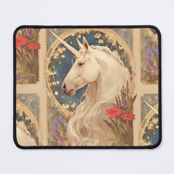 Item preview, Art nouveau Unicorn designed and sold by MendaciousMina.
