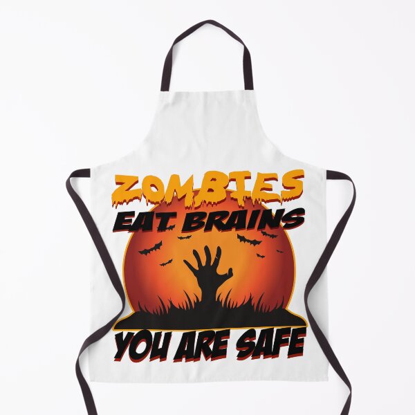 Item preview, Zombies Eat Brains, You Are Safe Funny Saying designed and sold by Henrylizarraga.