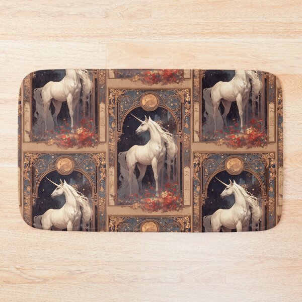 Item preview, Art nouveau Unicorn  designed and sold by MendaciousMina.