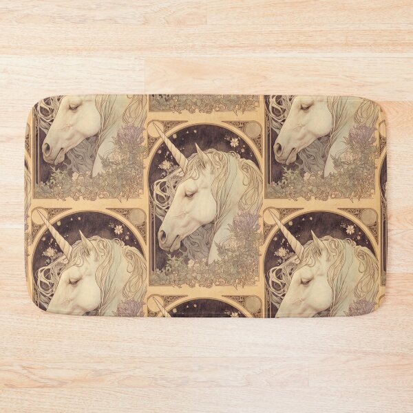Item preview, Art nouveau Unicorn  designed and sold by MendaciousMina.