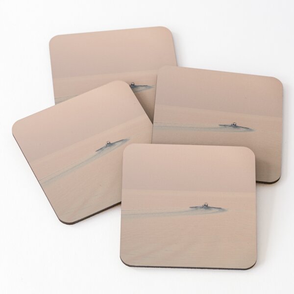 Item preview, Pink Sunset Water Skiing on Flat Calm Sea designed and sold by Georgia Mizuleva.