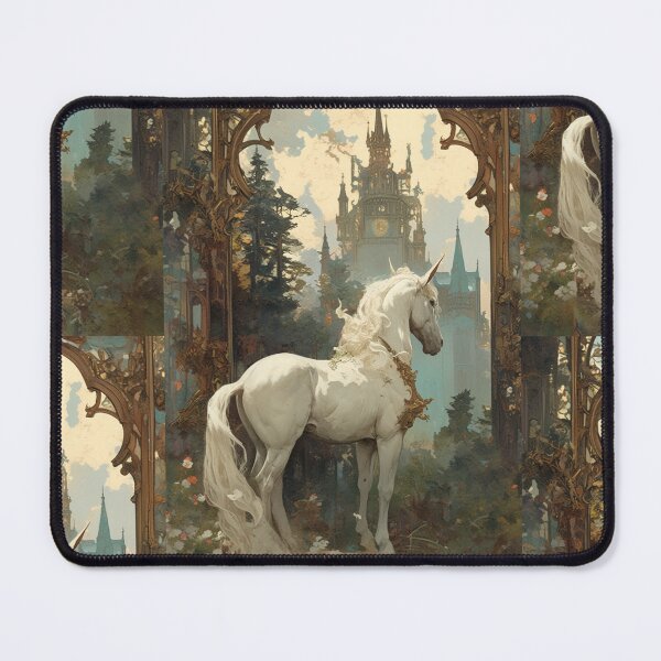 Item preview, Art nouveau Unicorn designed and sold by MendaciousMina.