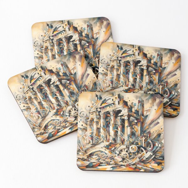 Item preview, Futuristic Ruins designed and sold by AIartistIT.