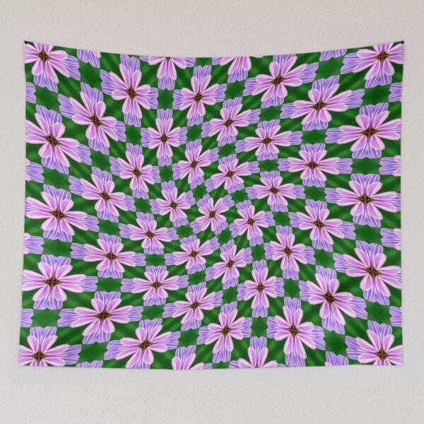 Item preview, Sparkly Pink Flowers Pattern designed and sold by Patternflower.