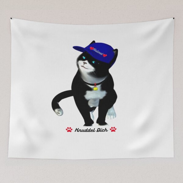 Item preview, Tomcat Crumbs Blue designed and sold by Kater-Kruemel.