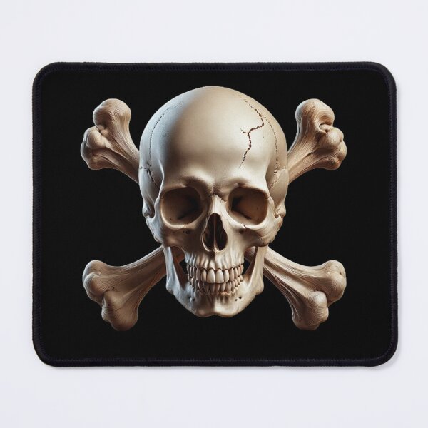 Item preview, Hyper-Realistic Skull with Crossbones designed and sold by LaNadaYFundante.