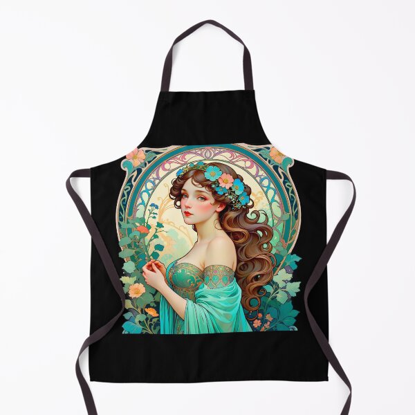 Item preview, Enchanted Maiden in Mystical Forest designed and sold by artwaves.