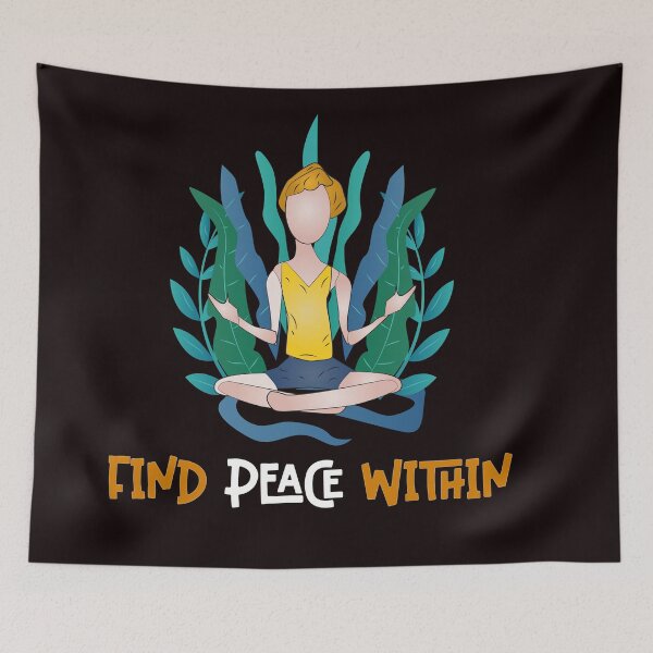 Item preview, Find Peace Within Mindfulness Theme designed and sold by karyalangit.