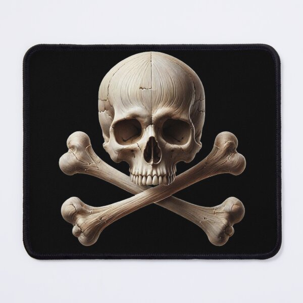 Item preview, Hyper-Realistic Skull with Crossbones 2 designed and sold by LaNadaYFundante.