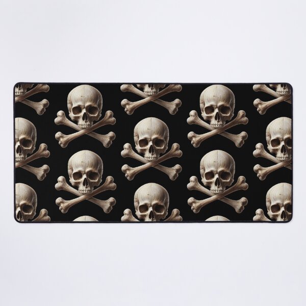 Item preview, Hyper-Realistic Skull with Crossbones 2 designed and sold by LaNadaYFundante.