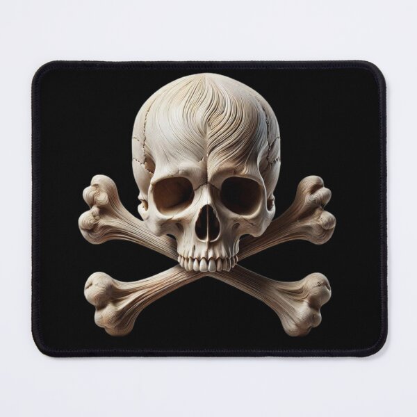 Item preview, Hyper-Realistic Skull with Crossbones 3 designed and sold by LaNadaYFundante.