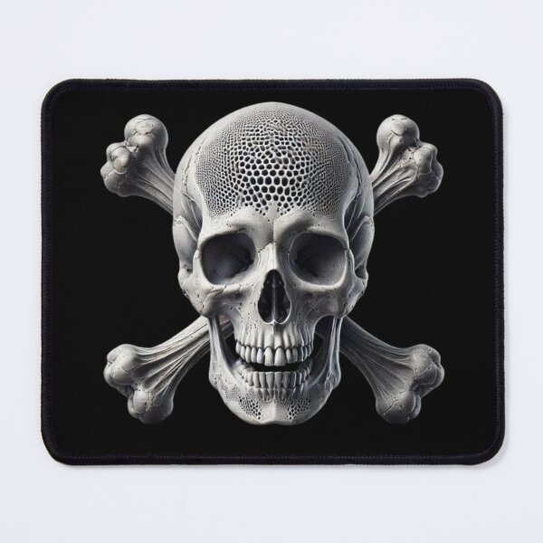 Item preview, Hyper-Realistic Skull with Crossbones 4 designed and sold by LaNadaYFundante.