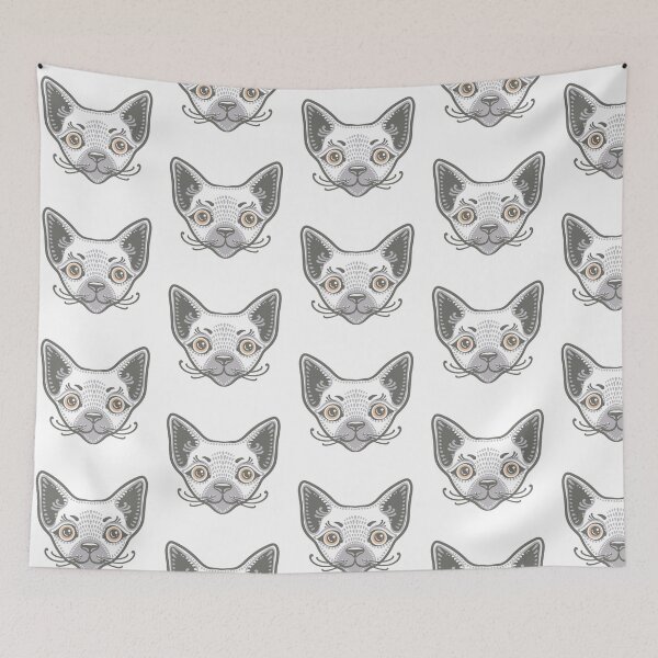 Item preview, Cat Sfinks face designed and sold by lex-sky.