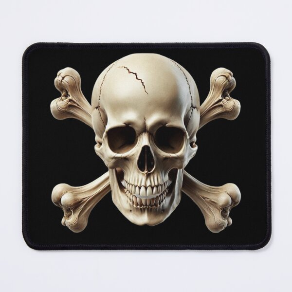 Item preview, Hyper-Realistic Skull with Crossbones 5 designed and sold by LaNadaYFundante.