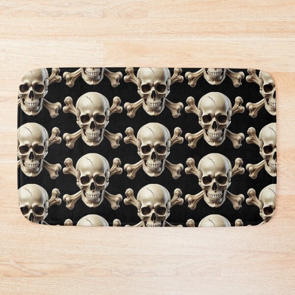 Item preview, Hyper-Realistic Skull with Crossbones 5 designed and sold by LaNadaYFundante.