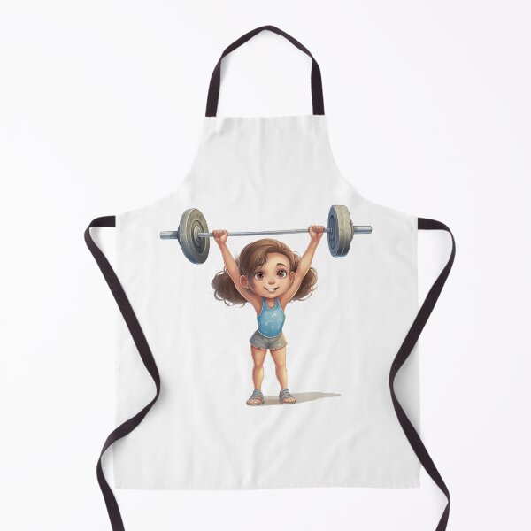 Item preview, Girl lifting weights designed and sold by TeeTemptation.