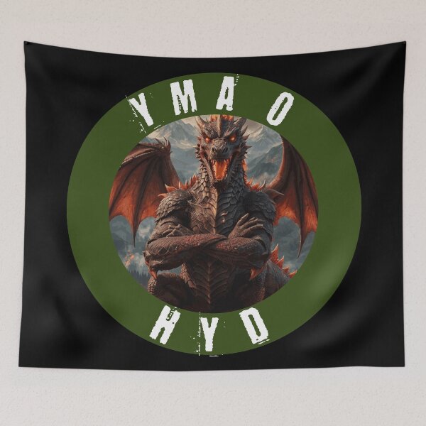 Item preview, YMA O HYD YN GYMRAEG GREEN designed and sold by Marni Scofidio Desi9ns.