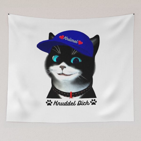 Item preview, Tomcat Crumbs Blue designed and sold by Kater-Kruemel.