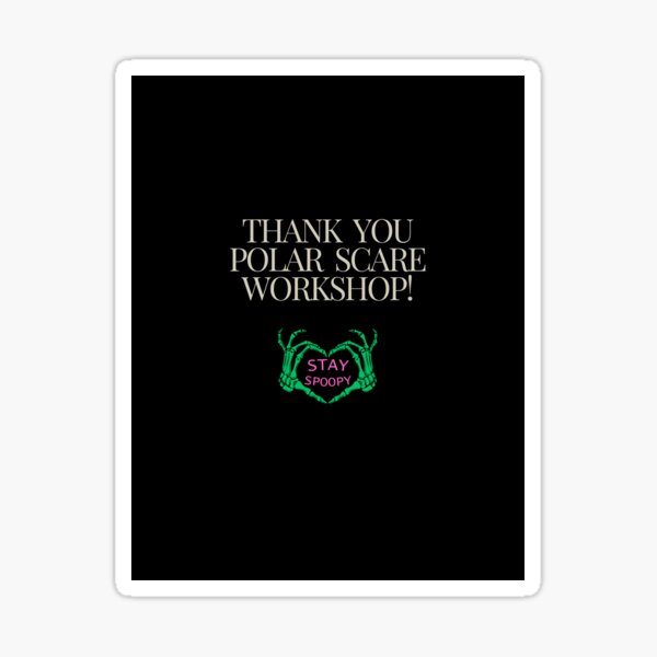 Sisters of Spoopy - Thank You! Sticker