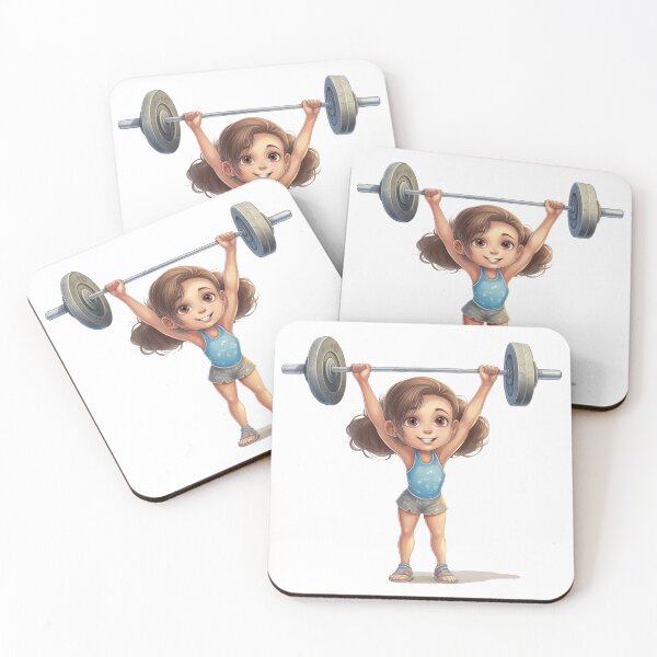 Item preview, Girl lifting weights designed and sold by TeeTemptation.