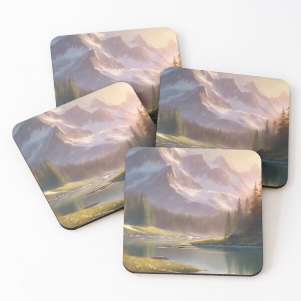 Item preview, Mountain Range at Dawn designed and sold by zaina.sho.