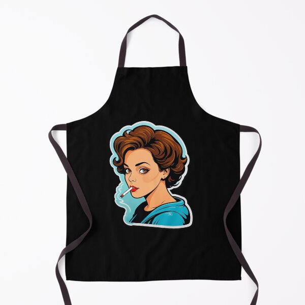 Item preview, Woman Smoking in Pop Art Style designed and sold by artwaves.