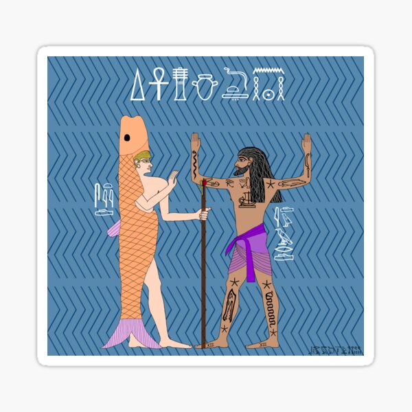 Egyptian Gentlebeard - Life, Stability, Love Sticker