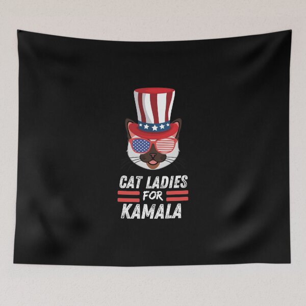 Item preview, Cat ladies for kamala  designed and sold by Fateh-Kro ⭐⭐⭐⭐⭐.