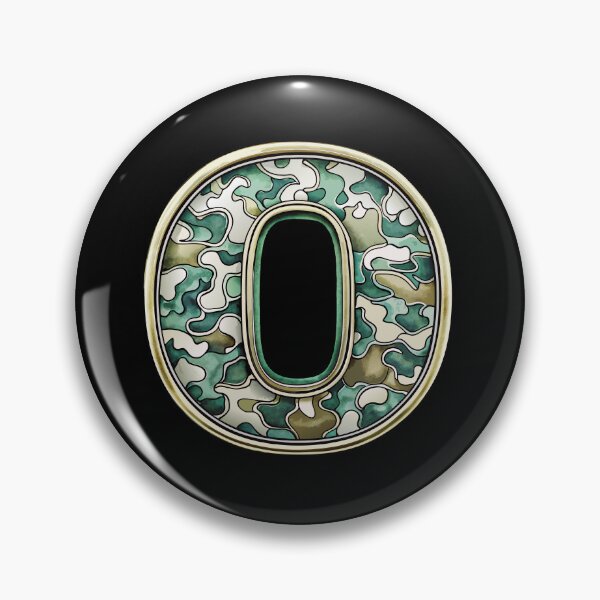 Item preview, camouflage letter O designed and sold by jkrphoto.
