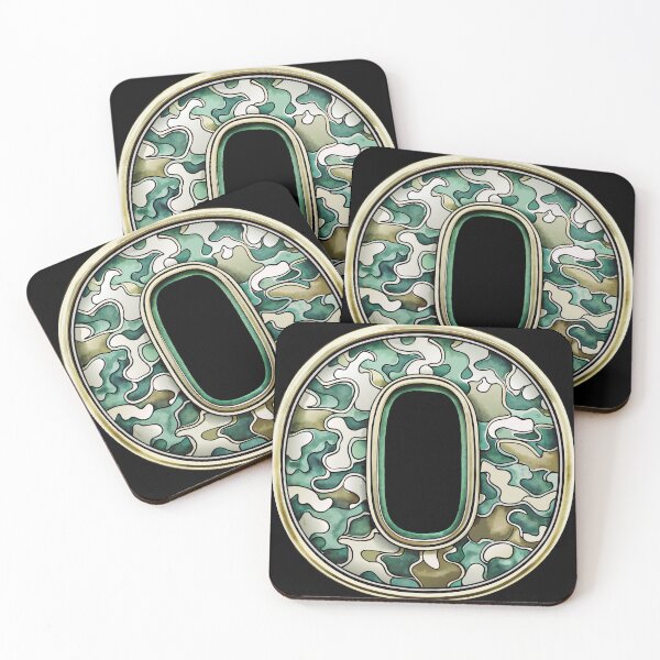 Item preview, camouflage letter O designed and sold by jkrphoto.