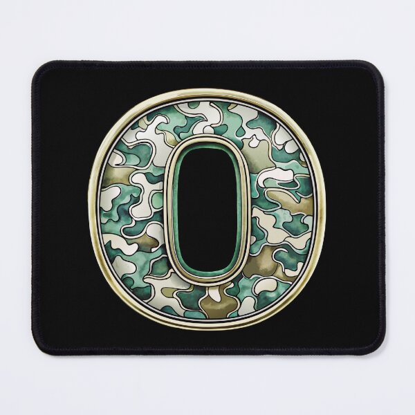 Item preview, camouflage letter O designed and sold by jkrphoto.