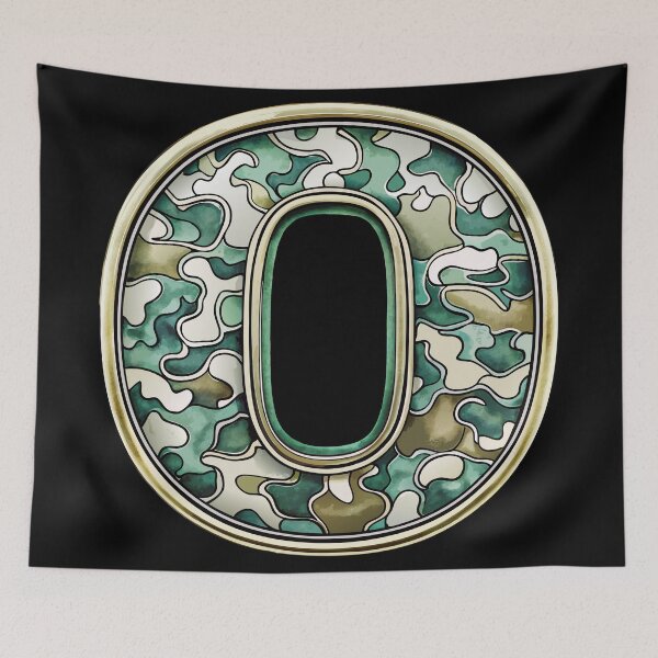 Item preview, camouflage letter O designed and sold by jkrphoto.