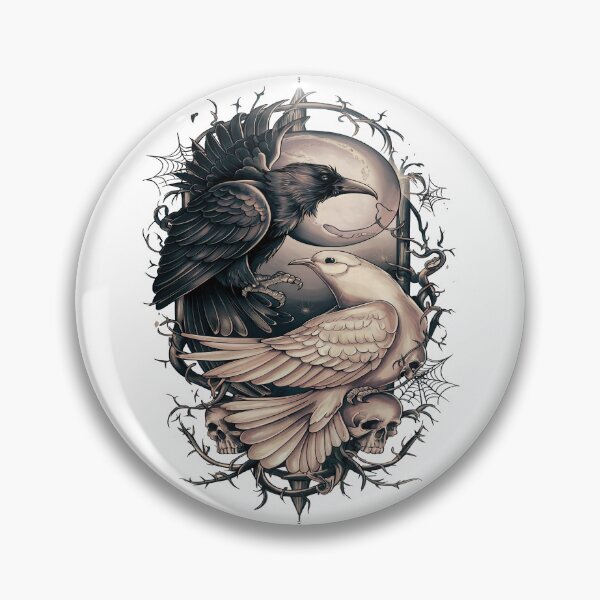 Item preview, The Raven And The Dove designed and sold by Angry Swan Designs.