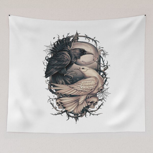 Item preview, The Raven And The Dove designed and sold by Angry Swan Designs.
