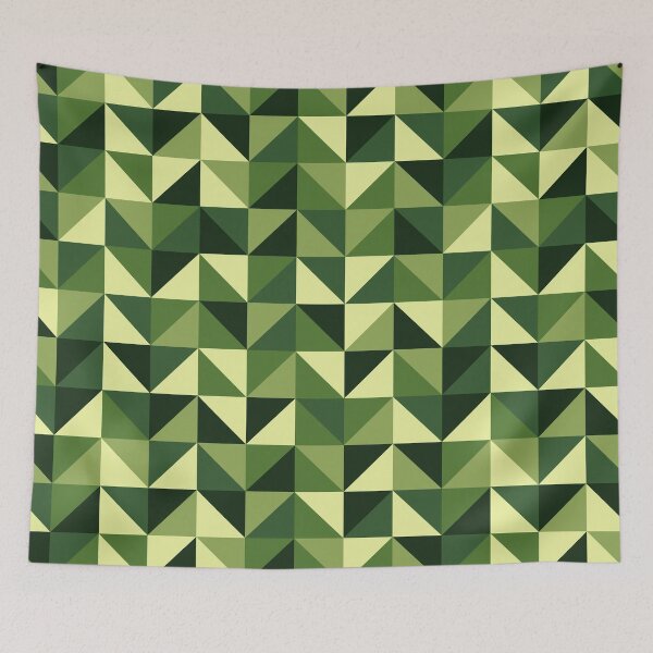 Item preview, Green Triangles Pattern designed and sold by SJ-Merch.
