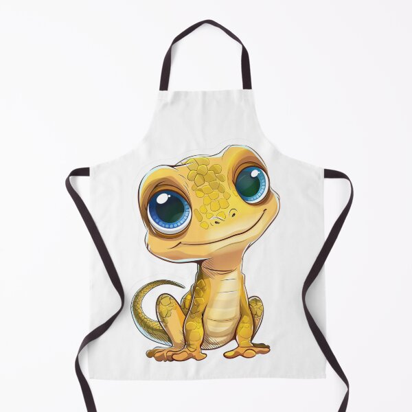 Item preview, Big Blue Eyes Yellow Lizzard designed and sold by NicolasGlowArt.