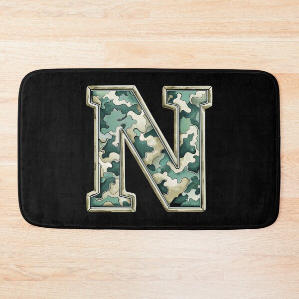Item preview, camouflage letter N designed and sold by jkrphoto.